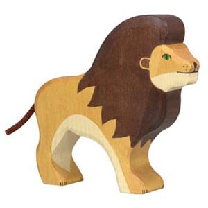 Holztiger Wooden Animal Figure Lion Canada