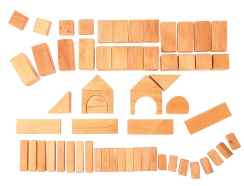 Grimms Classic Building Blocks Natural Geometrical 60 Pieces Canada