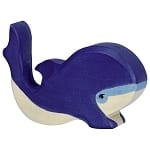 Holztiger Wooden Toy Blue Whale Small Canada