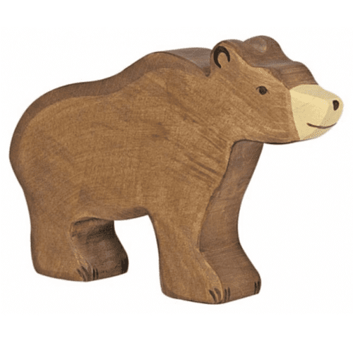 Holztiger Wooden Animal Brown Bear Canada
