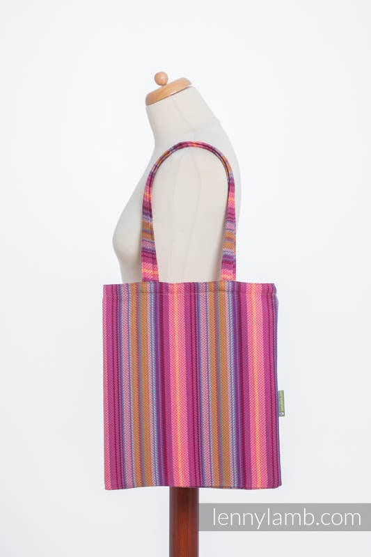 Lenny Lamb Shopping Bag Little Herringbone Raspberry Garden Canada