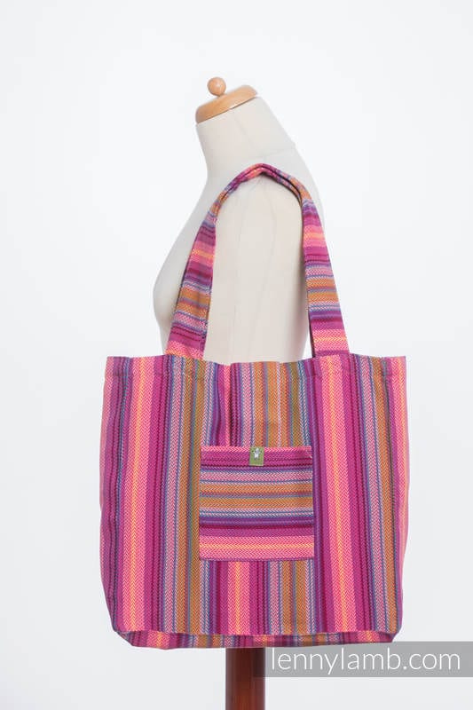 Lenny Lamb Shoulder Bag Little Herringbone Raspberry Garden Canada