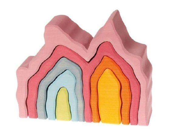 Grimm's Wooden Toy Stacker Coral Reef Canada