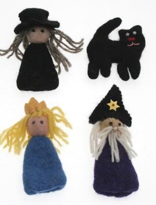 Papoose Felt Toys Wizard Finger Puppet Set Canada
