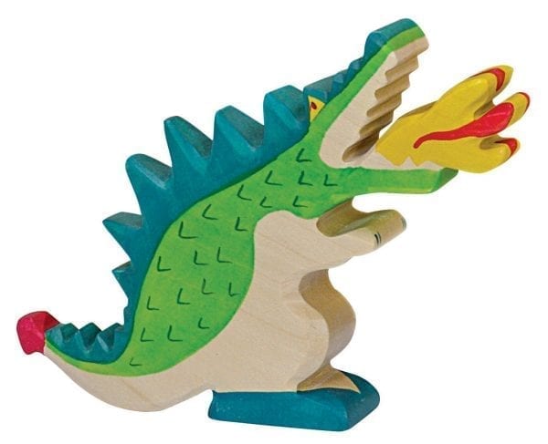 Holztiger Wooden Toy Figure Green Dragon