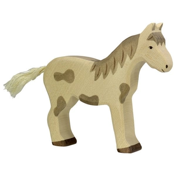 Holztiger Wooden Toy Horse Dappled Standing