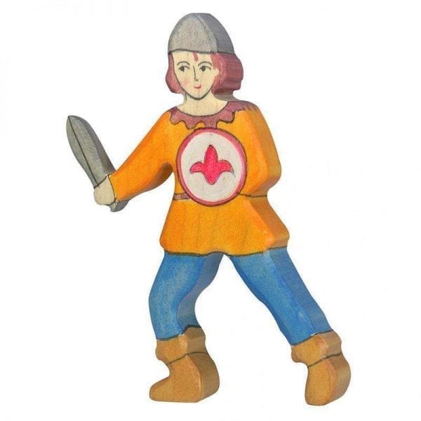 Holztiger Wooden Toy Knight Child Orange