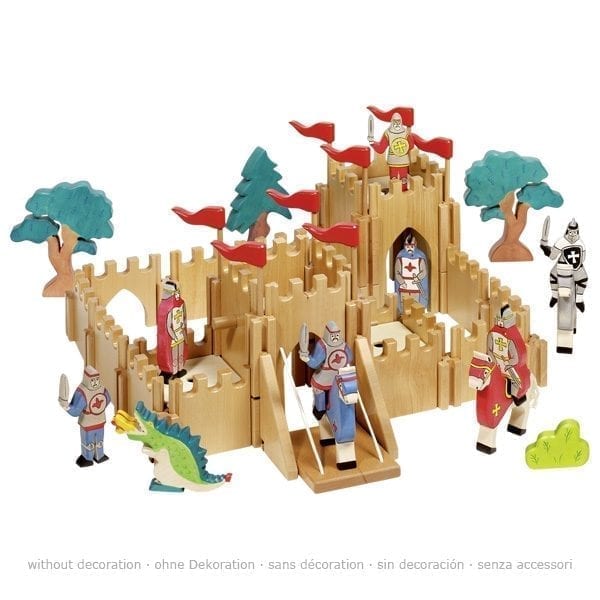 Holztiger Wooden Toy Knight's Castle
