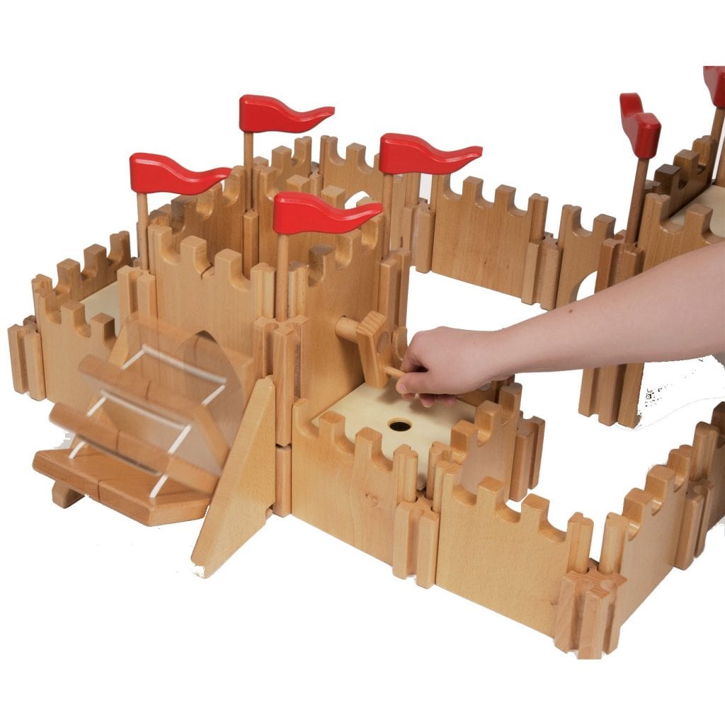 Holztiger Wooden Toy - Knight's Castle 80347 - Lollipop Sky