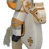 Holztiger Wooden Toy Figure Tournament Knight White Riding without horse