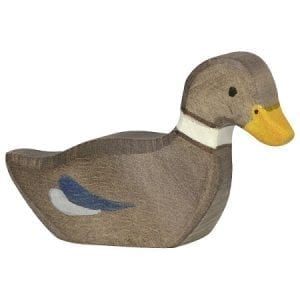Holztiger Wooden Animal Toy Duck Swimming 80024
