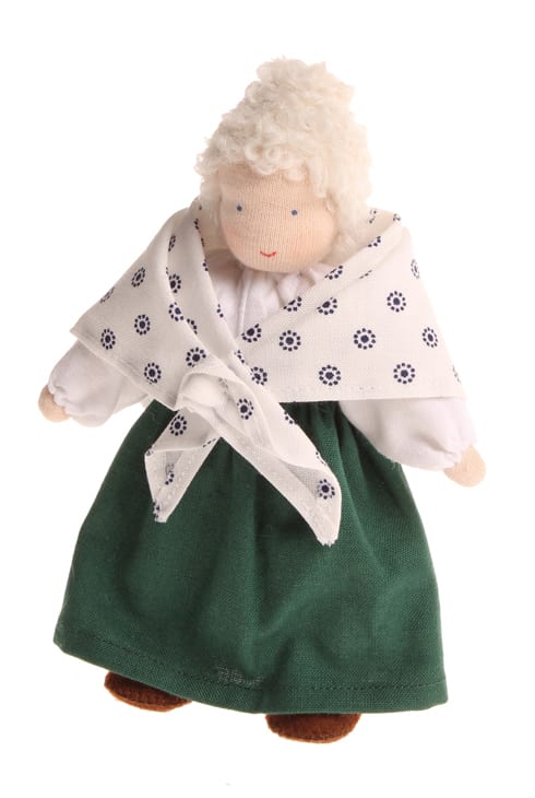 Grimm's Wooden Toy Doll Grandmother