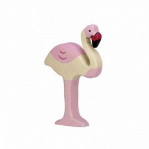 Holztiger Wooden Animal Figure Toy Flamingo 80180