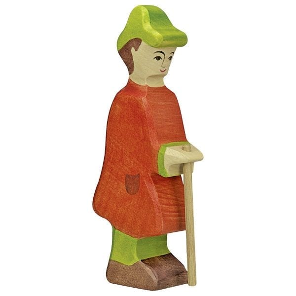 Holztiger Wooden Toy Shepherd with Staff 80290