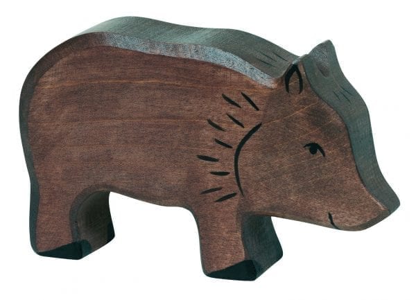 Hoztiger Wooden Animal Wild Boar Sow 80359