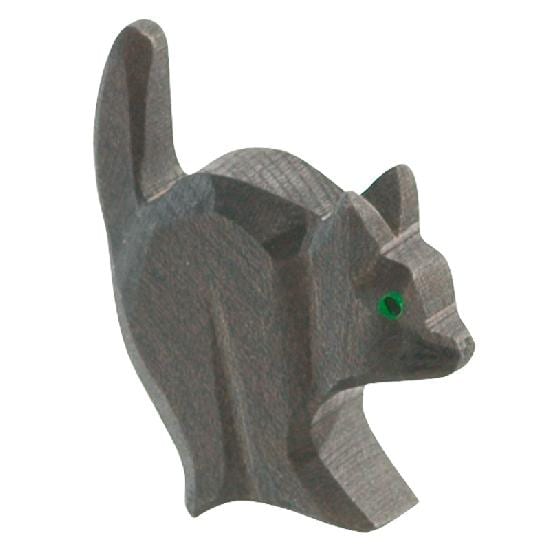 Ostheimer Wooden Toy Black Cat for Witch