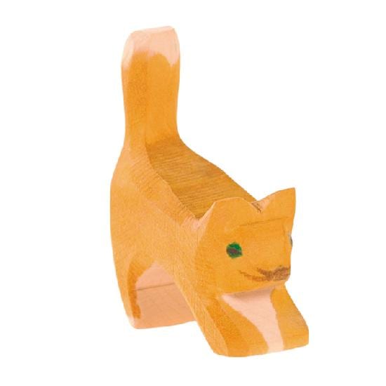Ostheimer Wooden Toy Cat Small Head Low