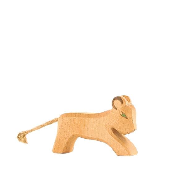 Ostheimer Wooden Toy Lion Cub Small Running 200044
