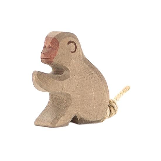 Ostheimer Wooden Toy Baboon Sitting