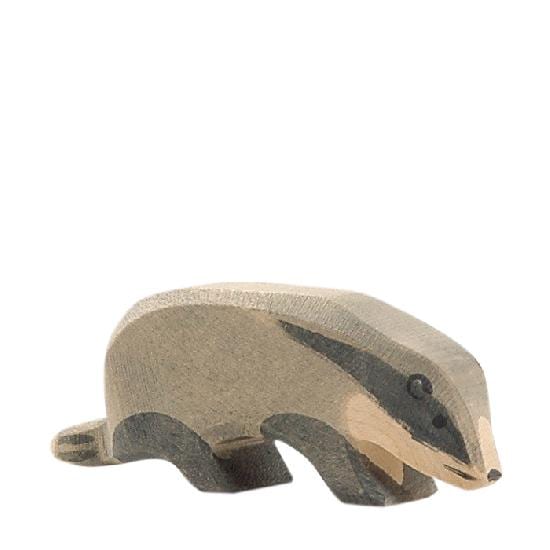Ostheimer Wooden Toy Badger Head Down