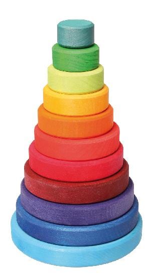 Grimm's Wooden Toy Conical Tower Large