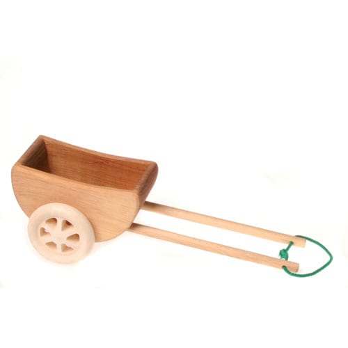 Grimm's Wooden Toy Horse Cart Small Natural