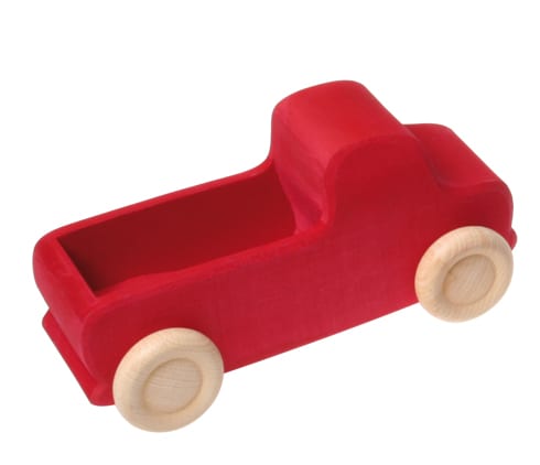 Grimm's Wooden Toy Large Red Truck