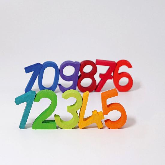 Grimm's Wooden Toys Learning Numbers Easy Counting