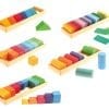 Grimm's Wooden Toy Learning Shapes and Colours 70 Pieces
