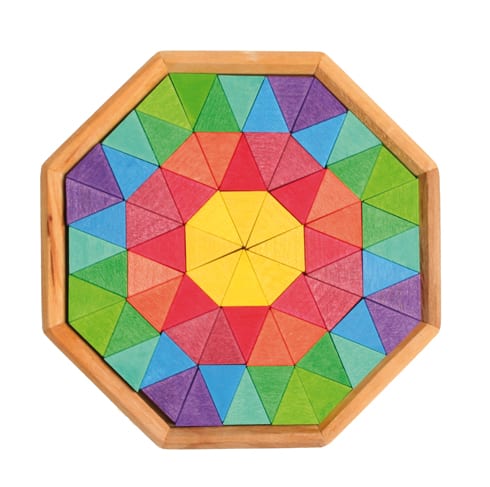 Grimm's Wooden Toy Mini Puzzle Octagon