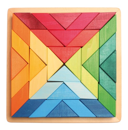 Grimm's Woode Toy Puzzle Square Arrows