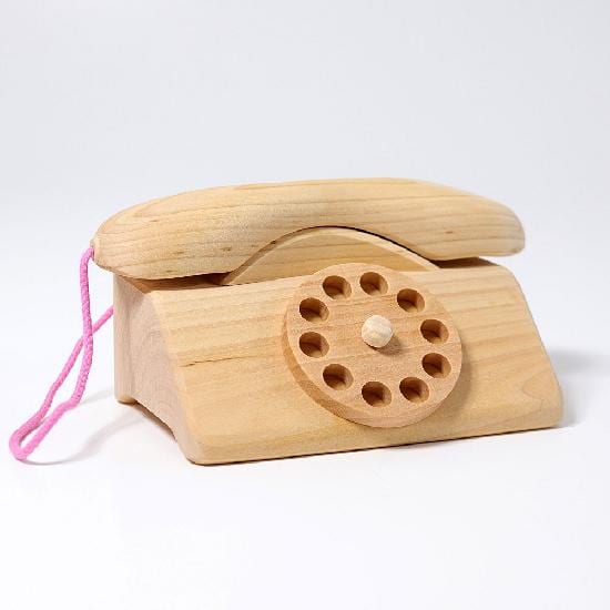 Grimm's Wooden Toy Telephone