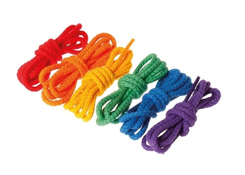 Grimm's Wooden Toy Thread Rainbow Cords