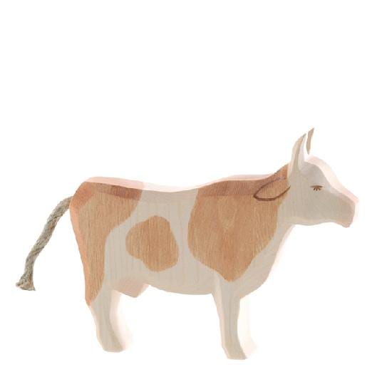 Ostheimer Wooden Toy Cow Brown Standing