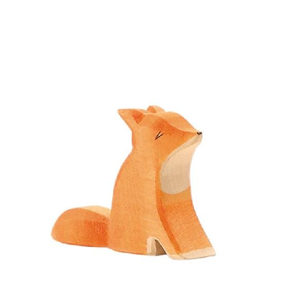 Ostheimer Wooden Toy Fox Small Sitting