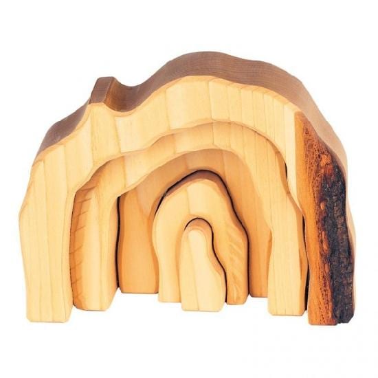 Gluckskafer Wooden Toy Natural Grotto Set