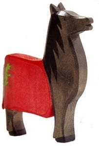 Ostheimer Wooden Toy Horse for Black Knight