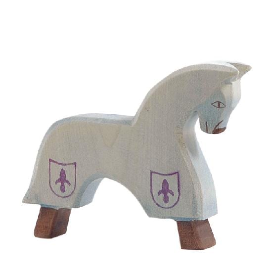 Ostheimer Wooden Toy Horse for Knight Blue