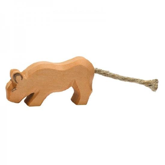 Ostheimer Wooden Toy Lion Small Head Low
