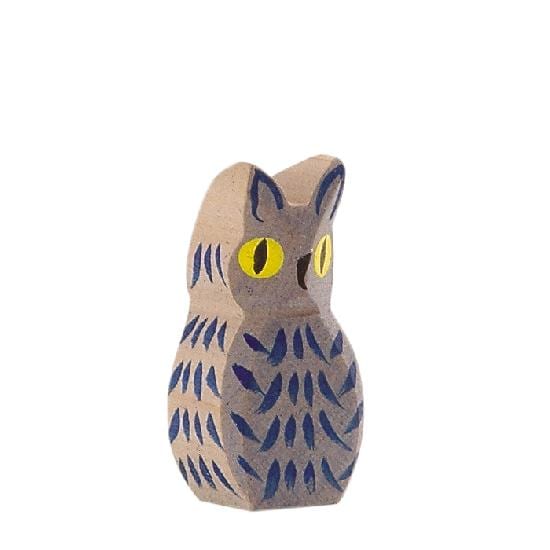 Ostheimer Wooden Toy Owl Blue
