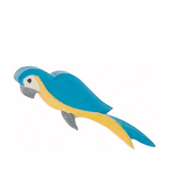 Ostheimer Wooden Toy Parrot Blue