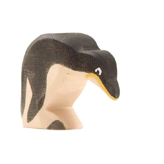 Ostheimer Wooden Toy Penguin Head Down