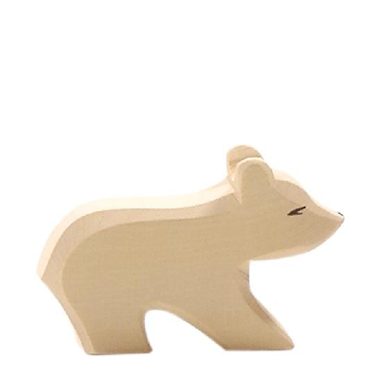 Ostheimer Wooden Toy Polar Bear Small Short Neck