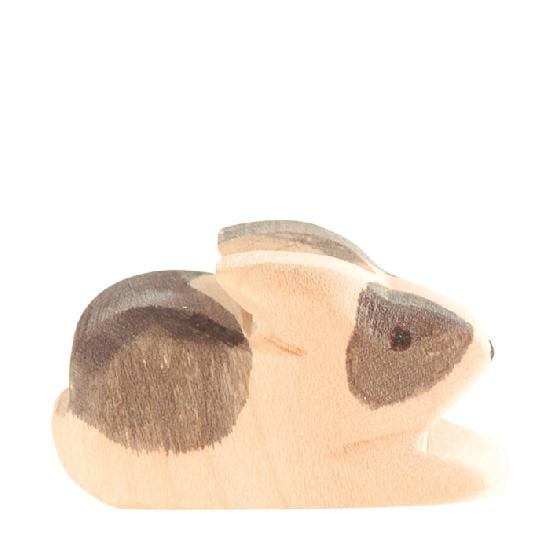 Ostheimer Wooden Toy Rabbit Black & White Small