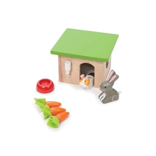 Le Toy Van Wooden Toy Bunny & Guinea Set