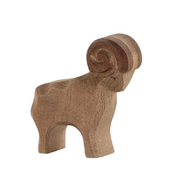 Ostheimer Wooden Toy Sheep Ram Brown