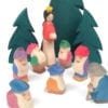 Ostheimer Wooden Toy Figures Snow White and the Seven Dwarves