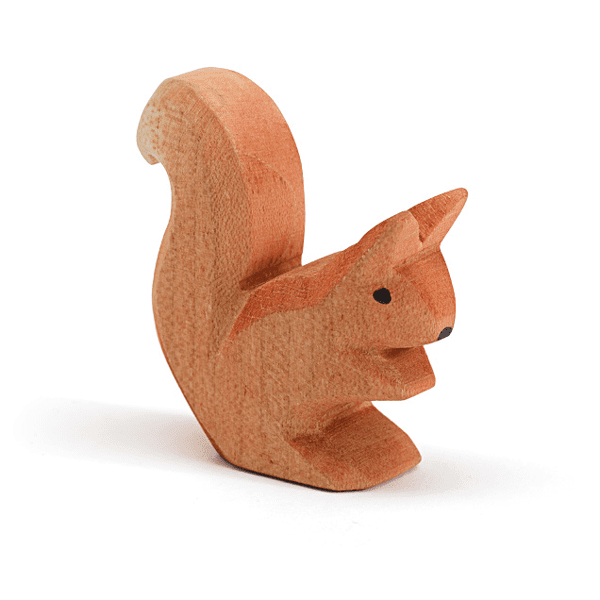 Ostheimer Wooden Toy Squirrel Sitting