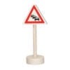 Gluckskafer Wooden Toy Road Sign Traffic Jam Warning