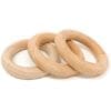 Grapat Wooden Toy Wood Natural 8 cm Hoops 3 Pieces